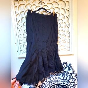 U-tility Utility Y2K Black Goth Punk Skirt 14